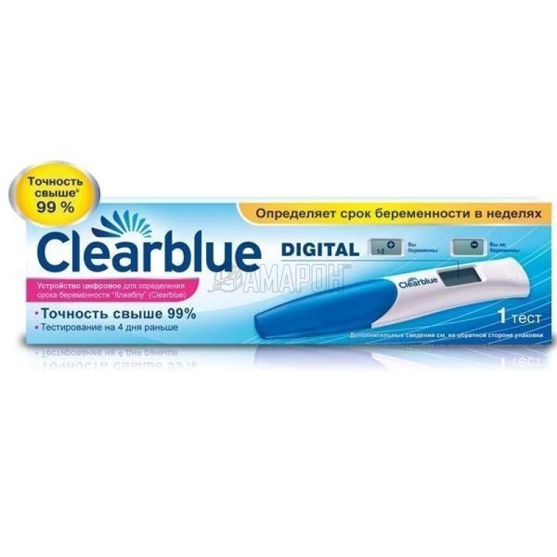 Электронный тест отзывы. Тест Clearblue клиаблу на беременность. Тест на беременность клиаблу (Clear Blue) №1. Цифровой тест Клеа Блю. Цифровой тест Clearblue с индикатором срока.