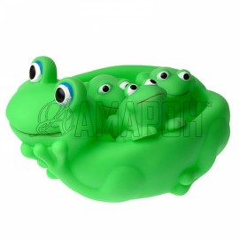 Курносики игрушки д/ванны семейка лягушки, 6 мес. + (25074)