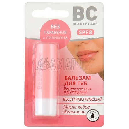 BC бальзам для губ восстанавливающий (масло кедра, женьшень) 4,5 г