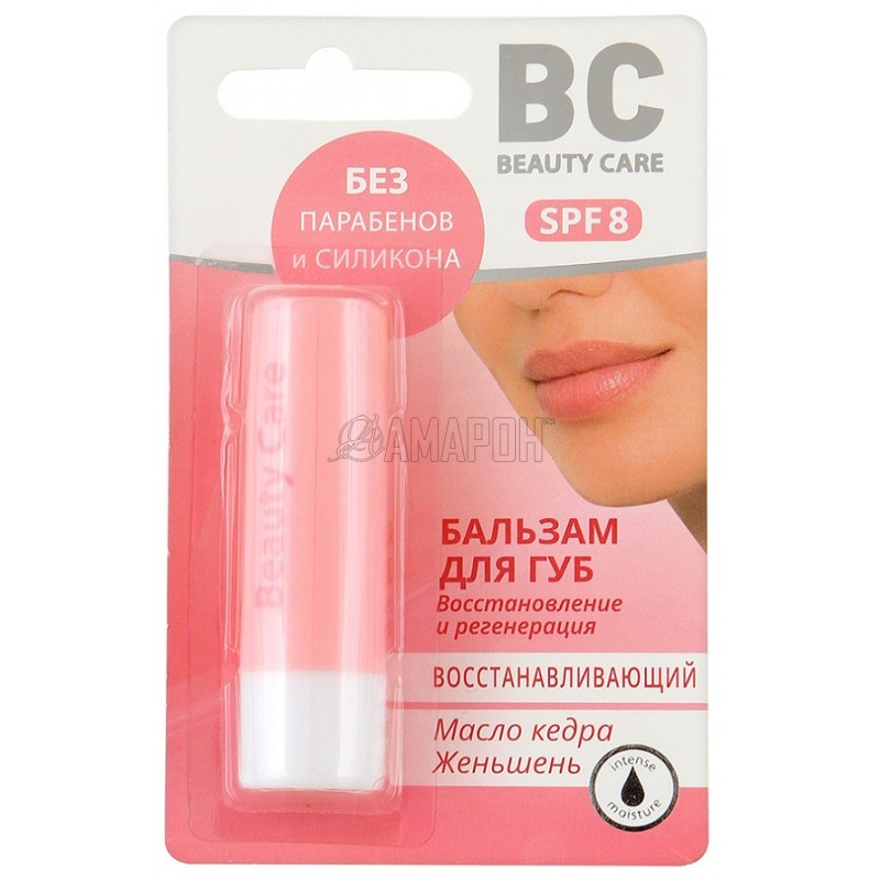 BC бальзам для губ восстанавливающий (масло кедра, женьшень) 4,5 г