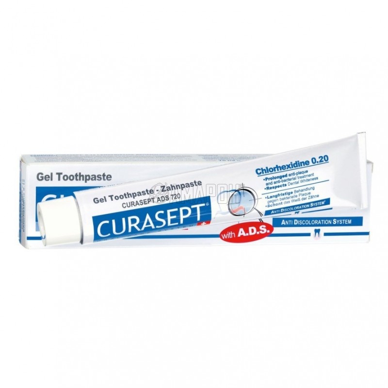 Курасепт зубная паста гелеобразная с хлоргексидином 0,2%, 75 мл
