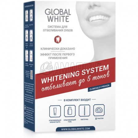 Система для отбеливания зубов на 4 тона Global White