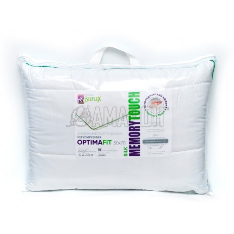 Подушка-трасформер многослойная с ортопедическим эффектом Beeflex Оптима Фит 70х50х14 см
