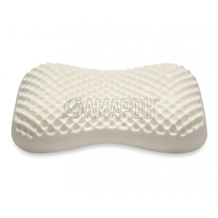 Подушка ортопедическая ВипСон Релакс Бьюти memory foam с эффектом памяти рельефная 59х34х10/8 см