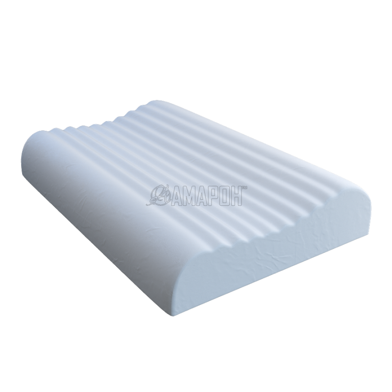 Подушка ортопедическая ВипСон Вике-Р memory foam с эффектом памяти ребристая 52х35х9,5 см
