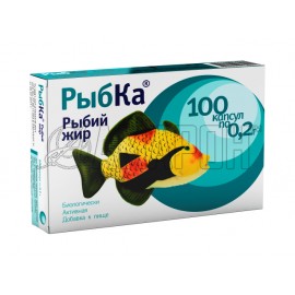 Рыбий жир Рыбка капс., №100