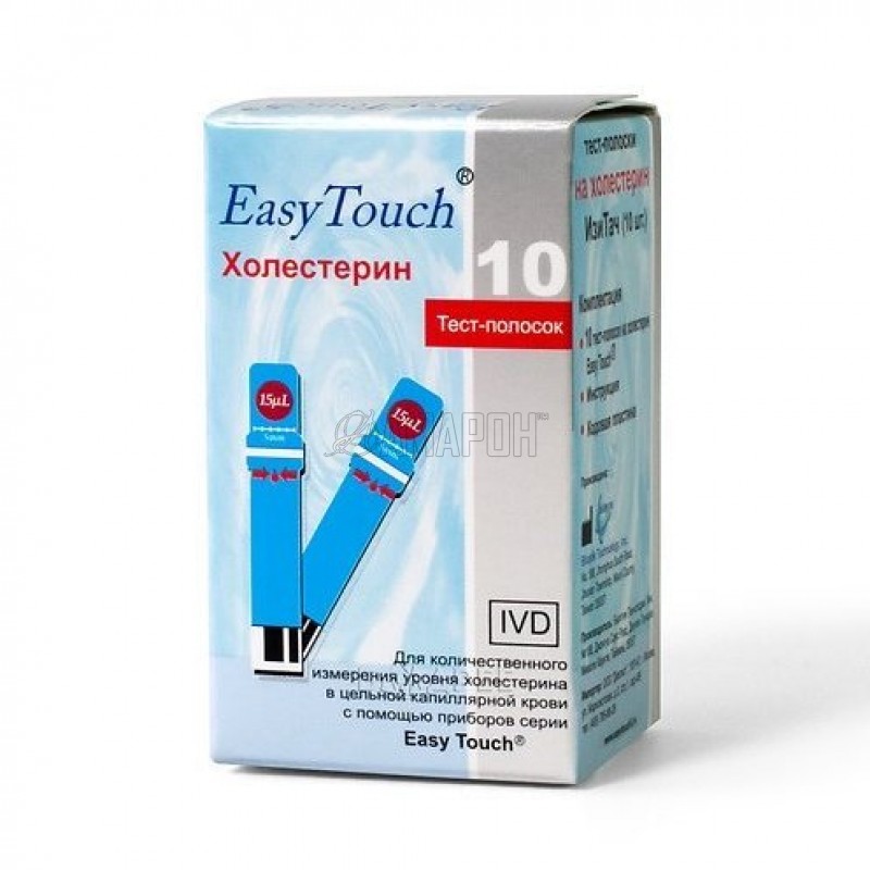 Тест-полоски Easy Touch холестерин, №10