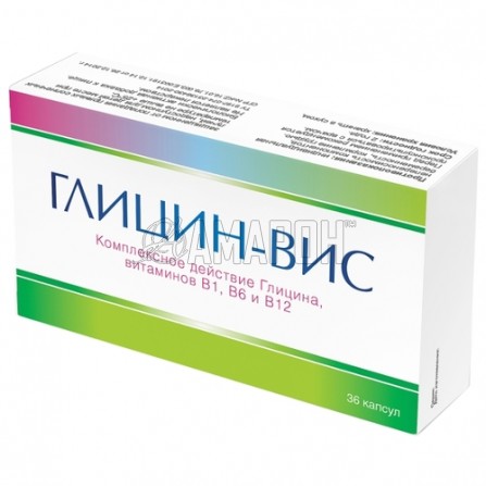 Глицин-ВИС капс., 0,4 г, №36