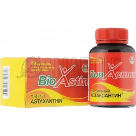 БиоАстин Астаксантин натуральный 4 мг/750 мг, капс., №60