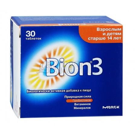 Бион 3 таб., 1050 мг, №30