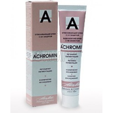 Ахромин крем отбеливающий с UV защитой, 45 мл
