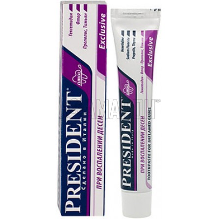 Президент Эксклюзив противовоспалительная зубная паста 50 мл