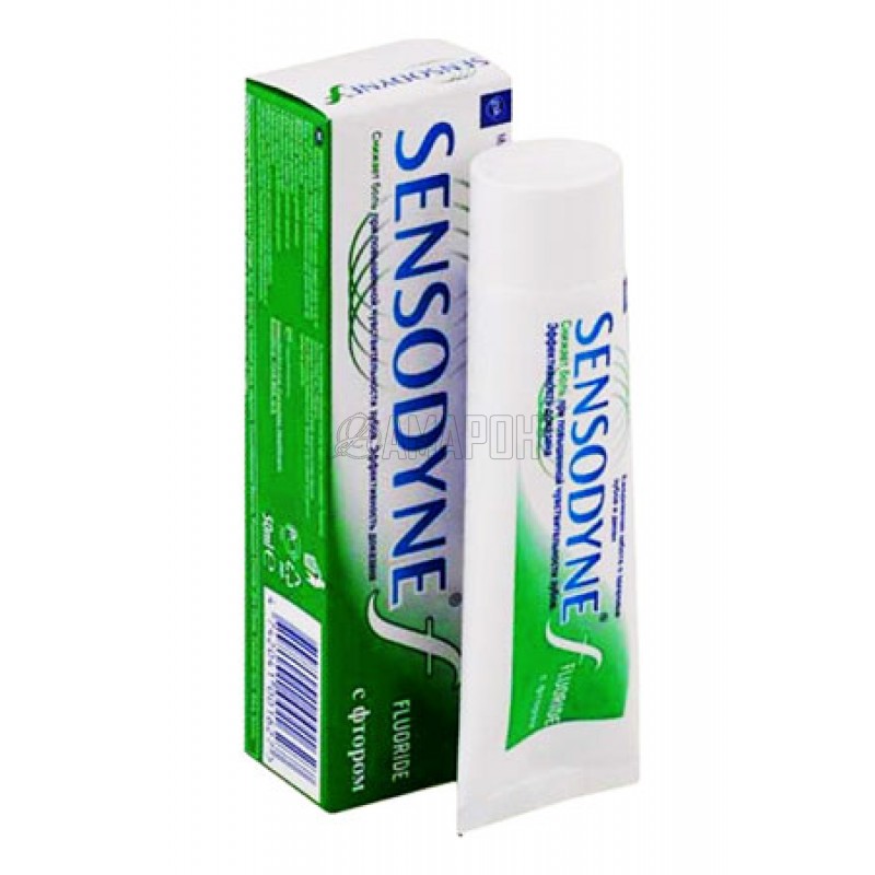 Сенсодин с Фтором зубная паста для чувствительных зубов 50 мл